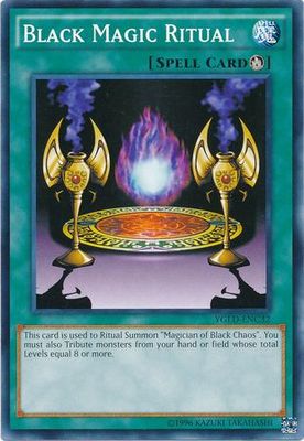 Black Magic Ritual - YGLD-ENC32 - Common Unlimited Yugi&#39;s Gadget Deck Unlimited (YGLD-ENC)