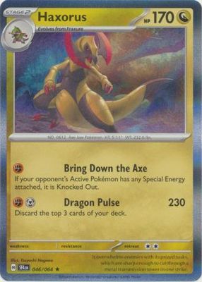 Haxorus - 046/064 - Holo Rare Shrouded Fable Singles