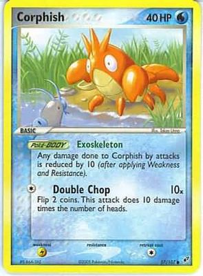Corphish - 57/107 - Common Ex Deoxys Singles