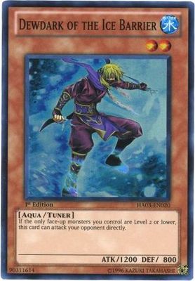 Dewdark of the Ice Barrier - HA03-EN020 - Super Rare 1st Edition Hidden Arsenal 3 [HA03] 1st Edition Singles