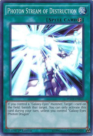 Photon Stream of Destruction - WSUP-EN011 - Super Rare 1st Edition YuGiOh World Superstars 1st Edition Singles (espanol)
