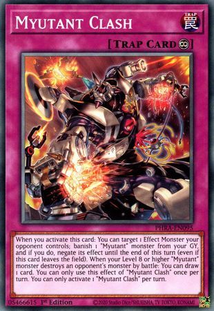 Myutant Clash - PHRA-EN095 - Common 1st Edition Phantom Rage 1st Edition Singles [PHRA]