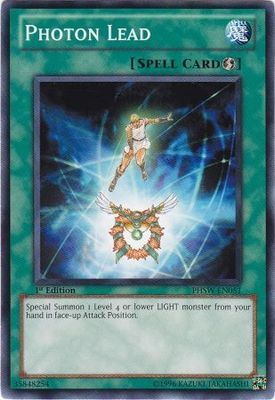 Photon Lead - PHSW-EN051 - Common 1st Edition Photon Shockwave 1st Edition Singles