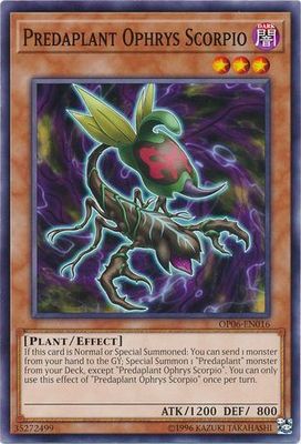 Predaplant Ophrys Scorpio - OP06-EN016 - Common OTS Tournament Pack 6 (OP06) (espanol)