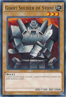 Giant Soldier of Stone - YGLD-ENA15 - Common Unlimited Yugi&#39;s Exodia Deck Unlimited (YGLD-ENA) (espanol)