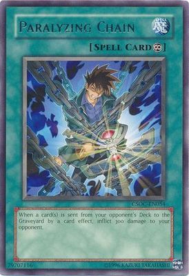Paralyzing Chain - CSOC-EN054 - Rare Unlimited Crossroads of Chaos [CSOC] Unlimited Singles
