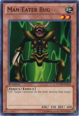 Man-Eater Bug - LCYW-EN119 - Common 1st Edition Legendary Collection 3: Yugi&#39;s World 1st Edition Singles