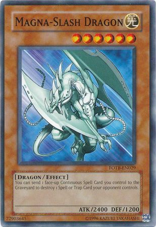Magna-Slash Dragon - FOTB-EN029 - Common Unlimited Force of the Breaker [FOTB] Unlimited Singles