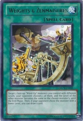 Weights &amp; Zenmaisures - ORCS-EN055 - Rare Unlimited Order of Chaos Unlimited Singles