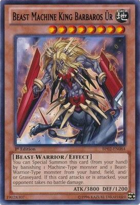 Beast Machine King Barbaros Ur - BP02-EN084 - Rare 1st Edition Battle Pack 2: War of the Giants 1st Edition Singles