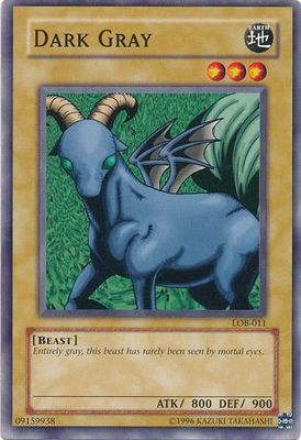 Dark Gray - LOB-011 - Common Unlimited Legend Of Blue Eyes White Dragon [LOB] Unlimited Singles