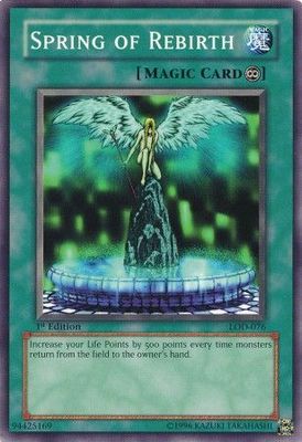 Spring of Rebirth - LOD-076 - Common 1st Edition Legacy of Darkness [LOD] 1st Edition Singles