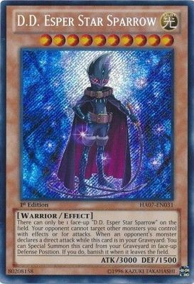 D.D. Esper Star Sparrow - HA07-EN031 - Secret Rare 1st Edition Hidden Arsenal 7: Knight of Stars 1st Edition Singles