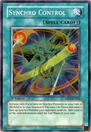 Synchro Control - ABPF-EN062 - Super Rare 1st Edition Absolute Powerforce [ABPF] 1st Edition Singles