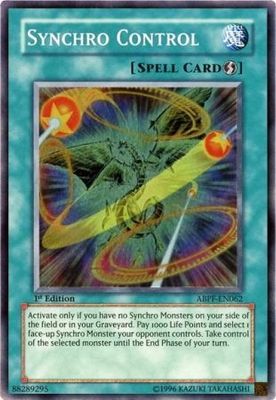 Synchro Control - ABPF-EN062 - Super Rare 1st Edition Absolute Powerforce [ABPF] 1st Edition Singles