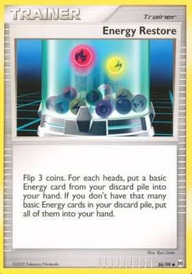 Energy Restore - 86/99 - Uncommon Platinum: Arceus Singles