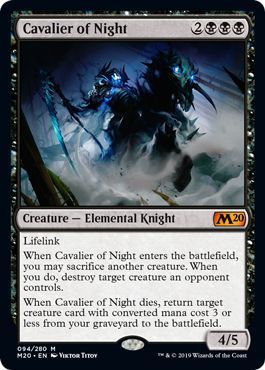 Cavalier of Night 094/280 Magic 2020 (M20) Singles