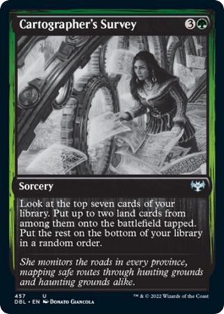 Cartographer&#39;s Survey 457 Innistrad: Double Feature Singles