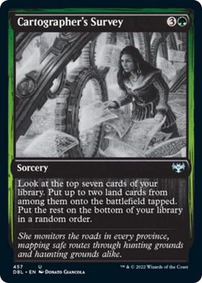 Cartographer&#39;s Survey 457 Innistrad: Double Feature Singles