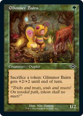 Glimmer Bairn 413 - Showcase / Retro Frame Modern Horizons 2 Collector Booster Singles