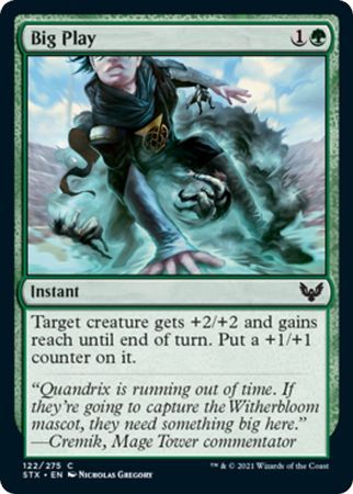 Big Play 122/275 - Strixhaven: School of Mages Singles (Español)