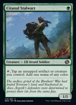 Citanul Stalwart 175/287 The Brothers&#39; War Singles