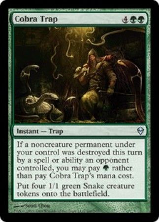 Cobra Trap Zendikar Singles foil