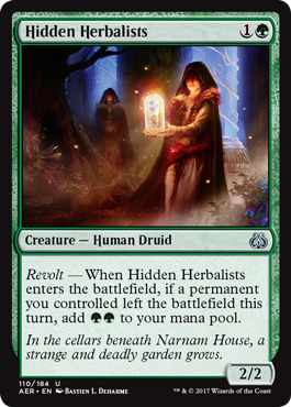 Hidden Herbalists 110/184 - Aether Revolt Singles