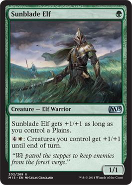 Sunblade Elf 202/269 Magic 2015 (M15) Singles (Español)
