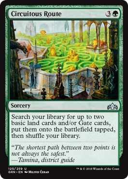 Circuitous Route 125/259 - Guilds of Ravnica Singles