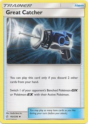 Great Catcher - 192/236 - Uncommon Sun &amp; Moon: Cosmic Eclipse Singles