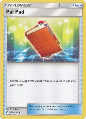 Pal Pad - 132/156 - Uncommon Sun &amp; Moon: Ultra Prism Singles (Español)