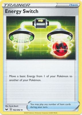 Energy Switch - 162/202 - Uncommon Sword &amp; Shield (Base Set) Singles