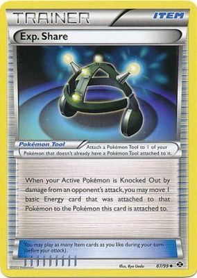 Exp. Share - 87/99 - Uncommon Black &amp; White 4: Next Destinies Singles