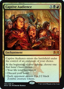 Captive Audience 160/259 - Foil Ravnica Allegiance Foil Singles