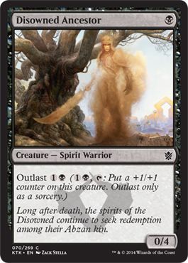Disowned Ancestor 070/269 - Khans of Tarkir Singles (Español)