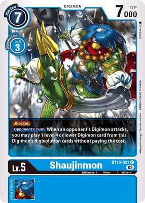 Shaujinmon - Versus Royal Knights (BT13) Versus Royal Knights