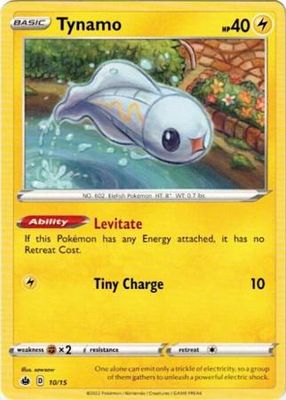 Tynamo - 10/15 - 2022 McDonald&#39;s Holo Promo Pokemon McDonald&#39;s Promos