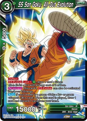 SS Son Goku, All-Out Evolution - Fighter&#39;s Ambition (DBS-B19) Fighter&#39;s Ambition