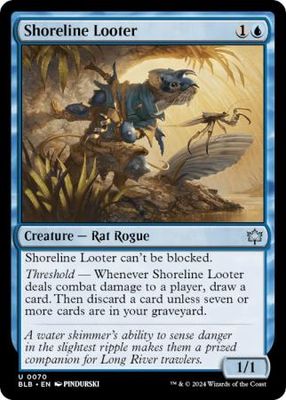 Shoreline Looter 070 Bloomburrow Singles