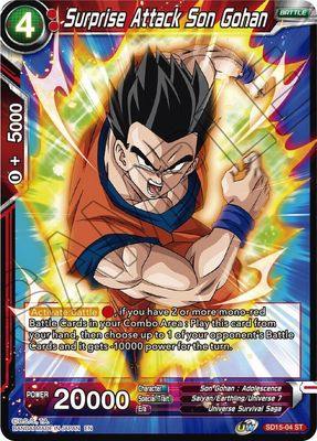 Surprise Attack Son Gohan - Cross Spirits (DBS-B14) Cross Spirits