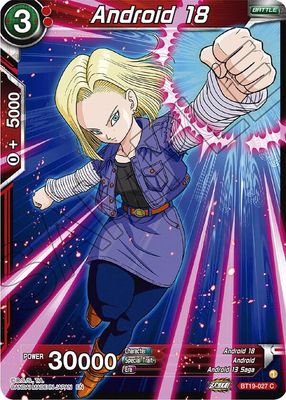 Android 18 - Fighter&#39;s Ambition (DBS-B19) Fighter&#39;s Ambition