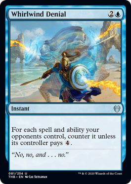 Whirlwind Denial 081/254 Theros: Beyond Death Singles