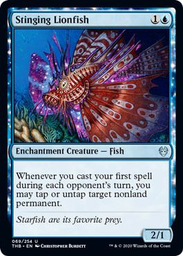 Stinging Lionfish 069/254 - Theros: Beyond Death Singles