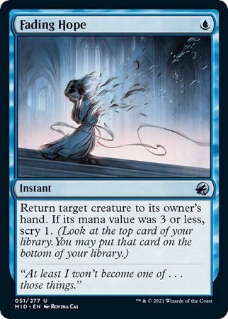 Fading Hope 051/277 Innistrad: Midnight Hunt Singles