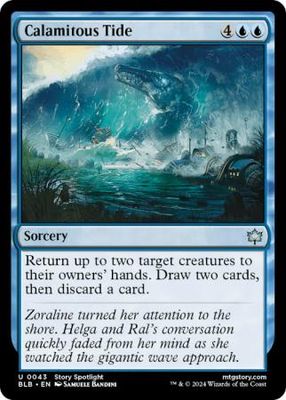 Calamitous Tide 043 Bloomburrow Singles