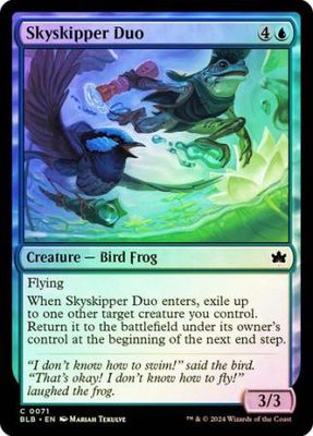 Skyskipper Duo 071 - Foil Bloomburrow Foil Singles
