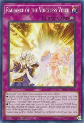Radiance of the Voiceless Voice - PHNI-EN076 - Common 1st Edition Phantom Nightmare 1st Edition Singles