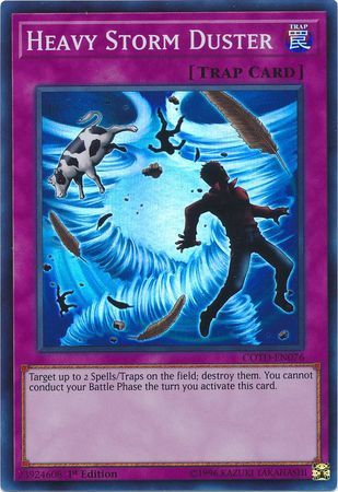 Heavy Storm Duster - COTD-EN076 - Super Rare 1st Edition Code of the Duelist 1st Edition Singles (espanol)