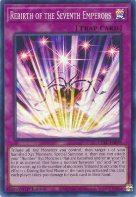 Rebirth of the Seventh Emperors - CYAC-EN099 - Super Rare 1st Edition Cyberstorm Access 1st Edition Singles